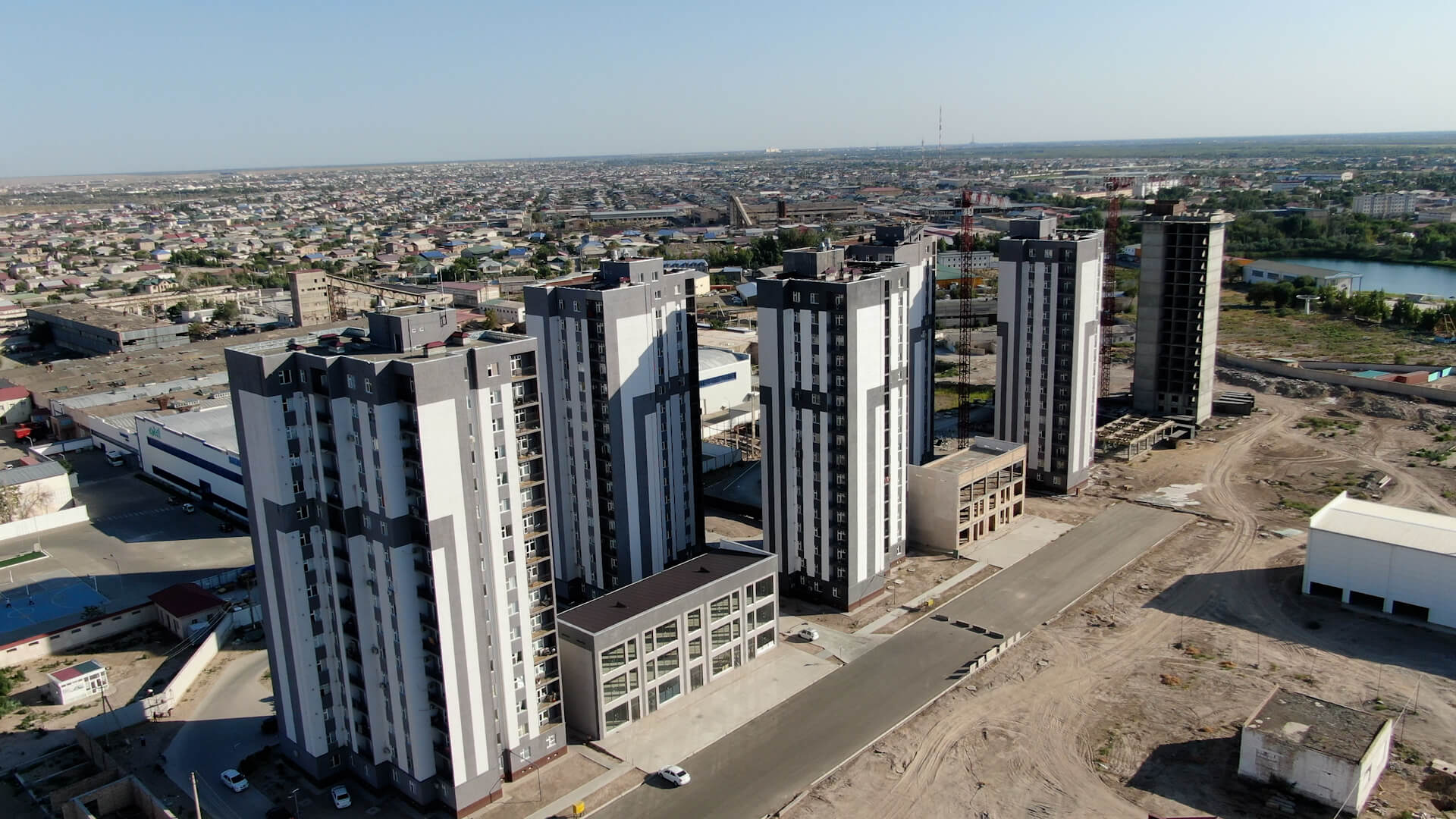 Tall buildings in Nukus